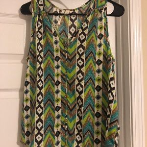 Button up tank